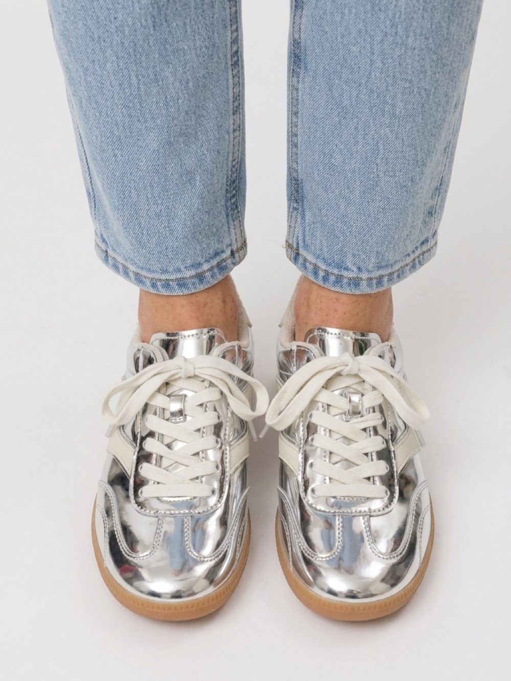 SHOES SHOES SHOES 🌟
Silver Madden Girl like new 
Size 6